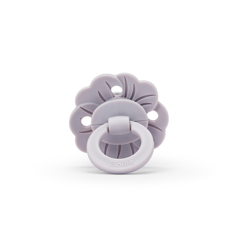 Tétine Binky Bloom 3 mois et + Lavender Love Elodie face