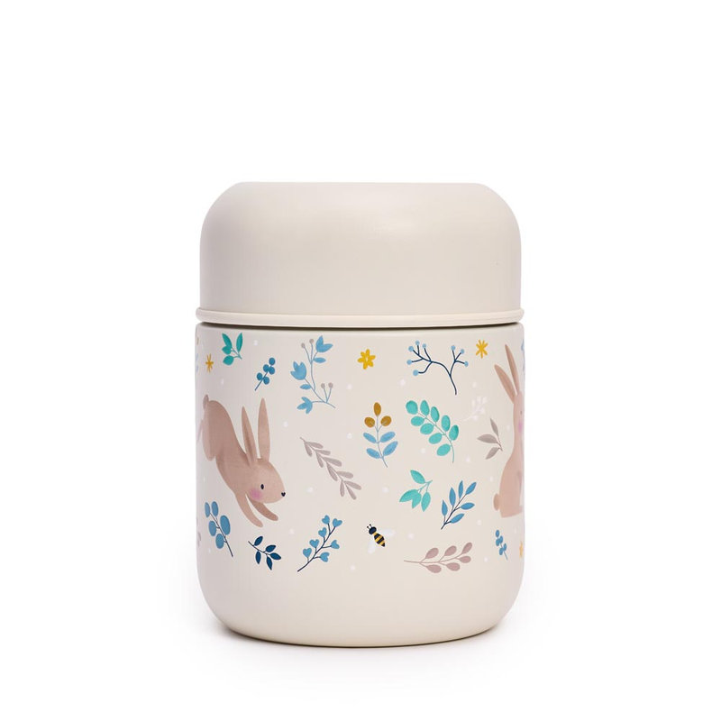 Thermos alimentaire Thermy Mini Lapin Miniland face arrière