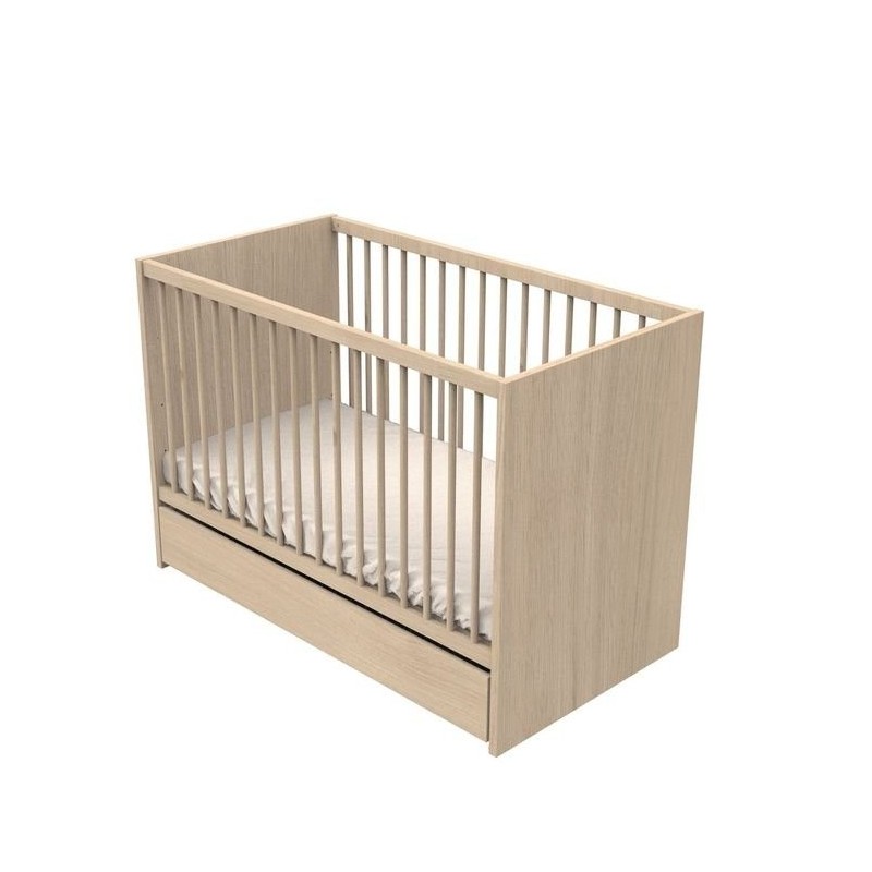 Lit Bébé 120x60 Tokyo SAUTHON lit avec tiroir