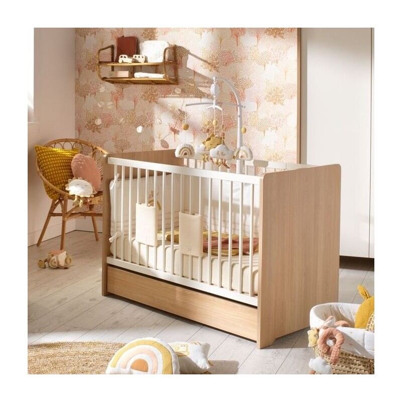 Lit bébé 120x60 Vanille SAUTHON lifestyle