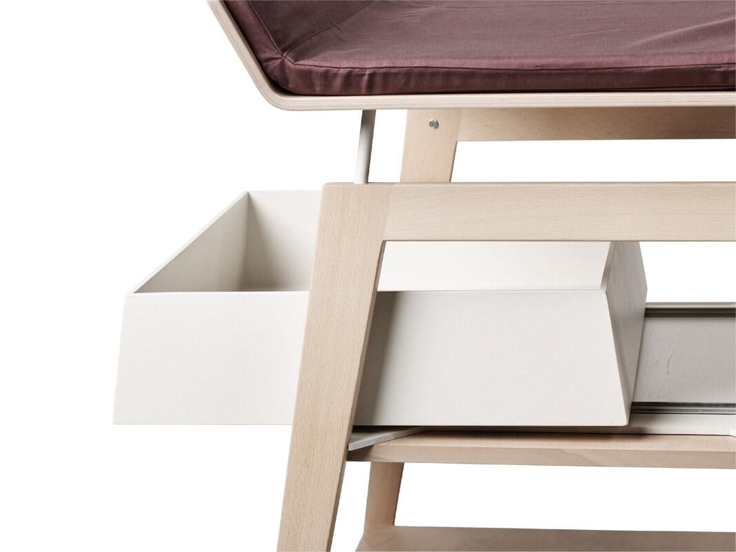 Table à langer avec matelas Linea bois de chêne Leander 5