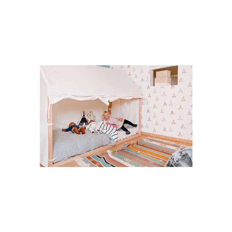 ‌‌Toile pour lit Cabane 90 x 200 cm Childhome Déco