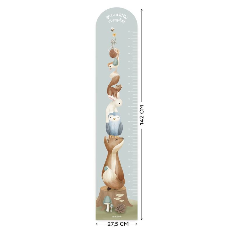 Toise autocollante Forest Friends Little Dutch dimensions