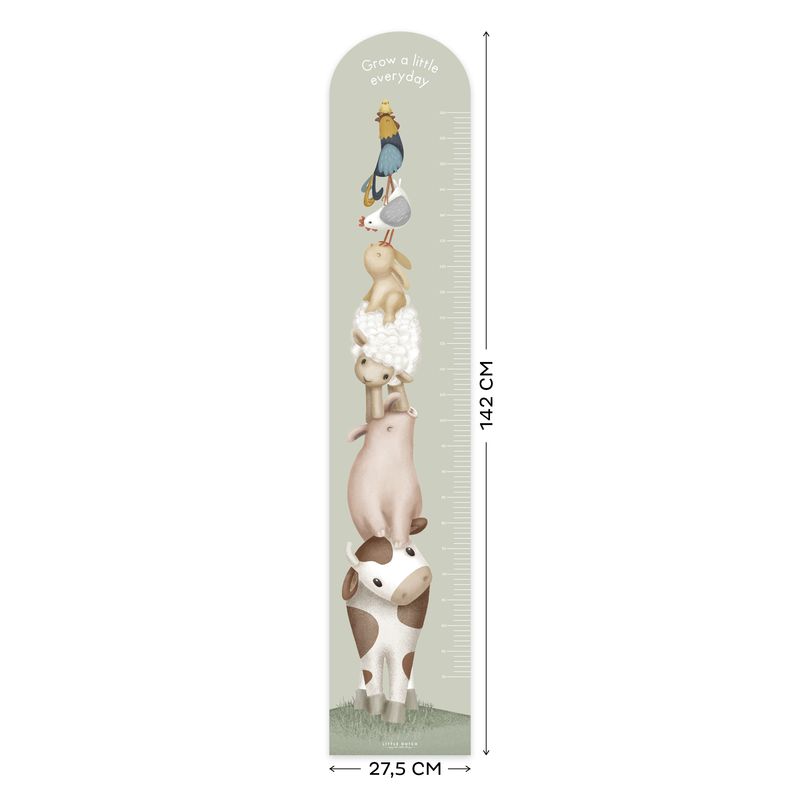 Toise autocollante Little Farm Little Dutch dimensions