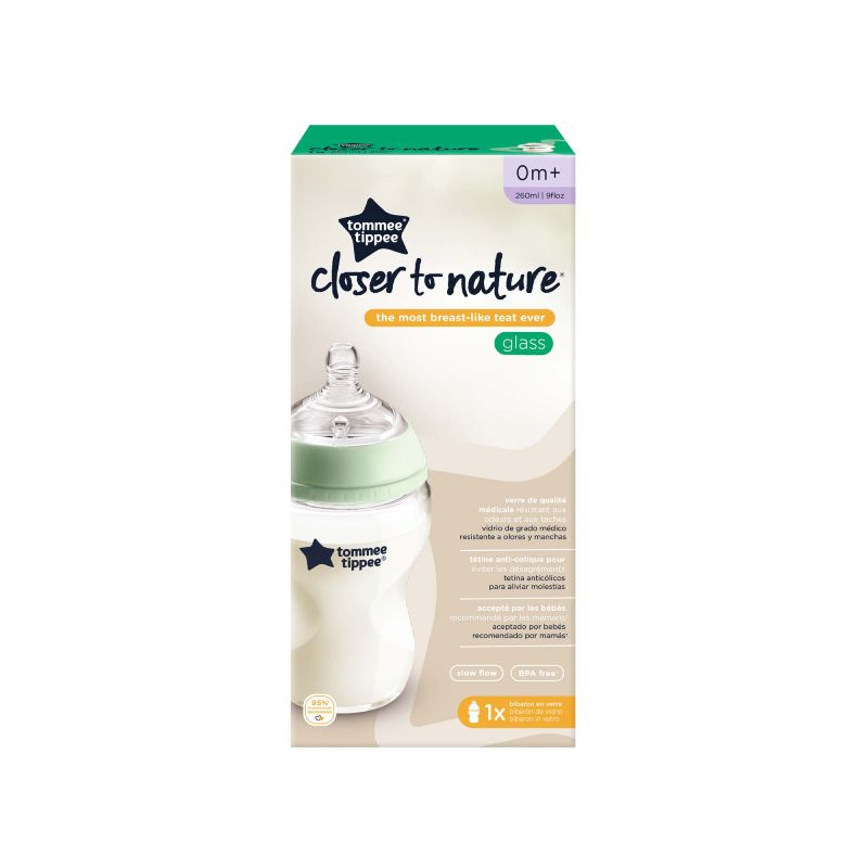 biberon verre 250 ml tommee tippee bambinou packaging