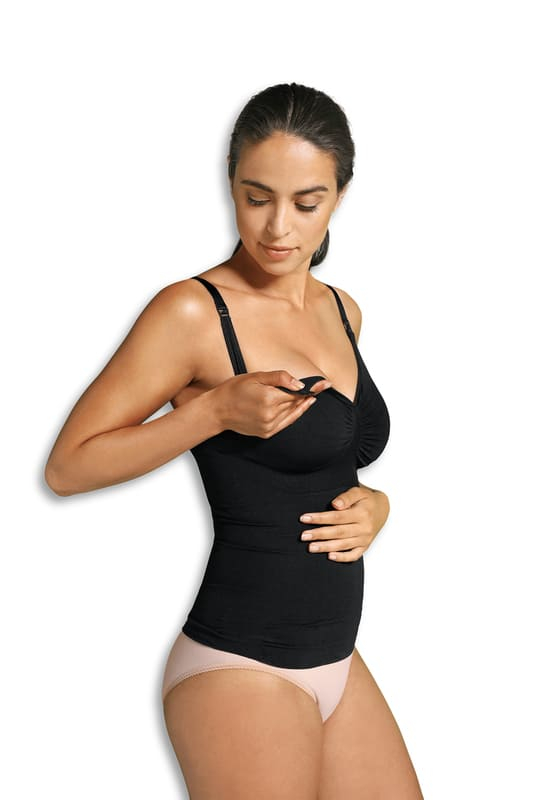 Top d'allaitement sans coutures Noir Carriwell Femme