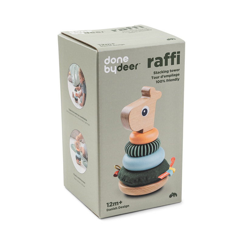 Tour à empiler Raffi Multicolore DONE BY DEER packaging