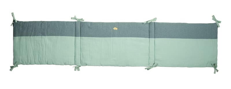 Tour De Lit Jersey Matelasse Vert Candide Bambinou