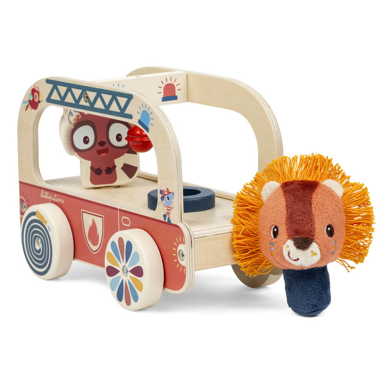 Tourni Camion de Pompier Jack Lilliputiens côté 2