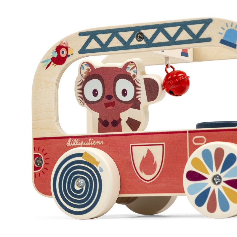 Tourni Camion de Pompier Jack Lilliputiens zoom 2 