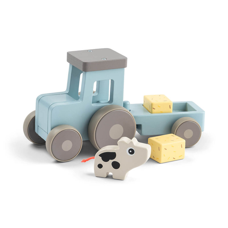 Tracteur Tiny farm Dotti Bleu Done by deer côté 2