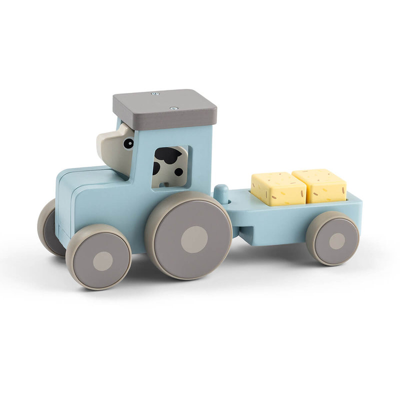 Tracteur Tiny farm Dotti Bleu Done by deer côté
