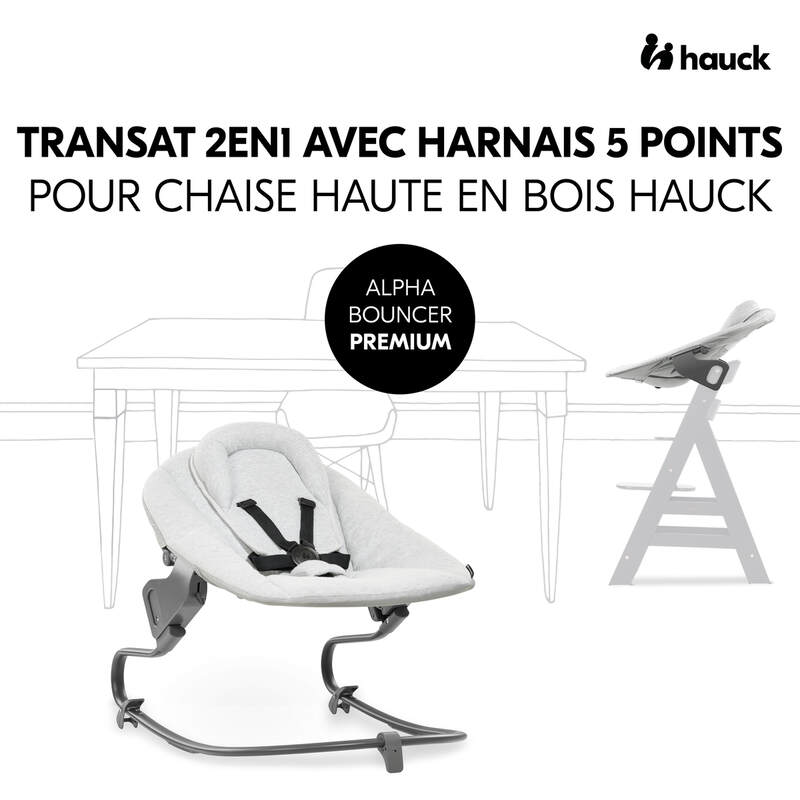 Transat Alpha Bouncer Premium  Hauck face