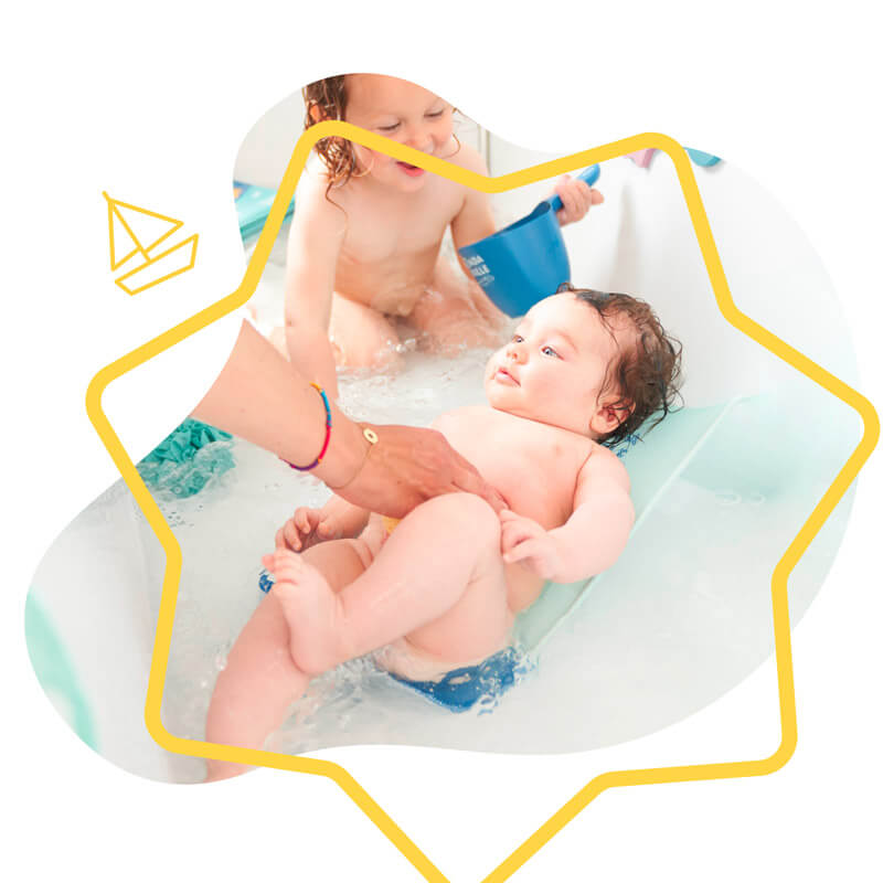 Transat de bain ergonomique accessoire bain Badabulle - Bambinou