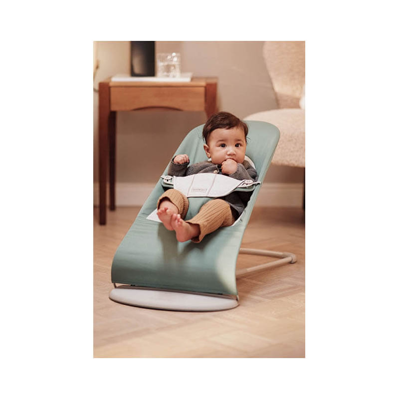 Transat Balance Soft Argent/Blanc BABYBJÖRN, Vente en ligne de Transat bébé