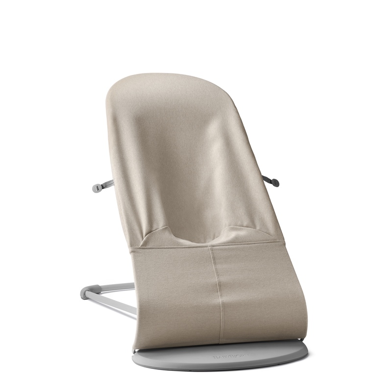 Transat Bliss Tissé Chiné Beige Claire Babybjorn sans harnais