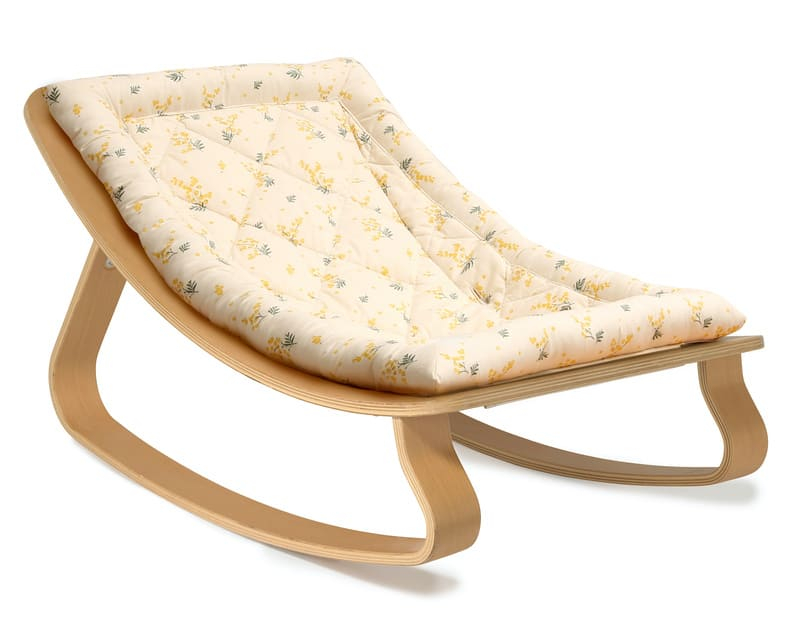 Transat en bois de hêtre Levo avec coussin au choix Charlie Crane produit