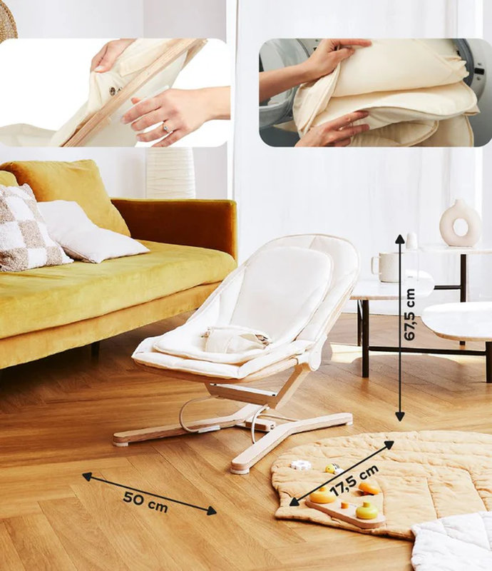 Transat Bois Swoon Flow Babymoov dimensions