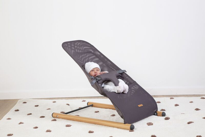 Transat Evolux Bouncer Naturel/Anthracite Childhome Lifestyle