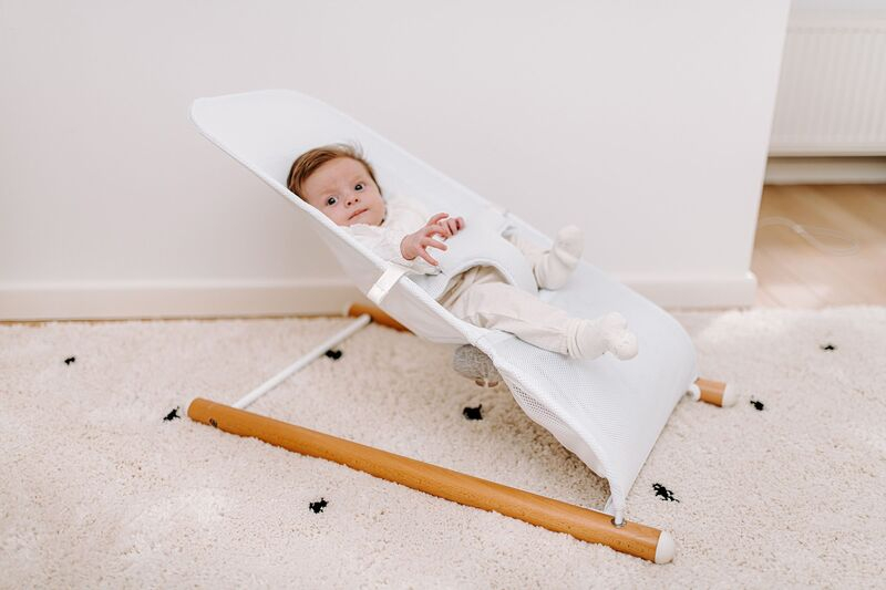 Transat Evolux Bouncer Naturel/Blanc Childhome Ambiance