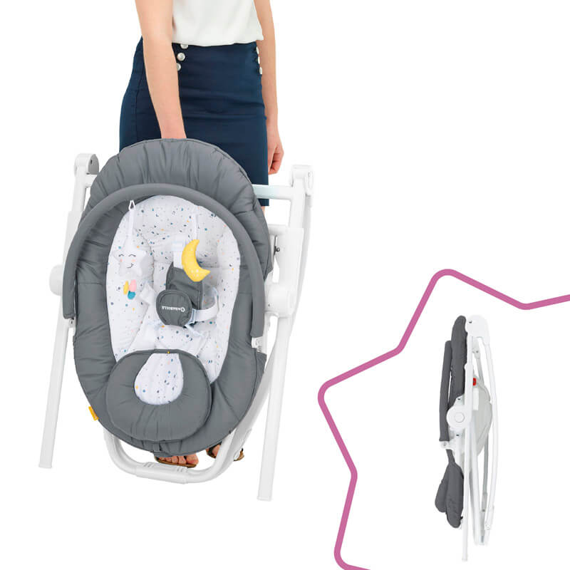 Badabulle Transat pour bébé Easy Moonlight - Arche de jeux