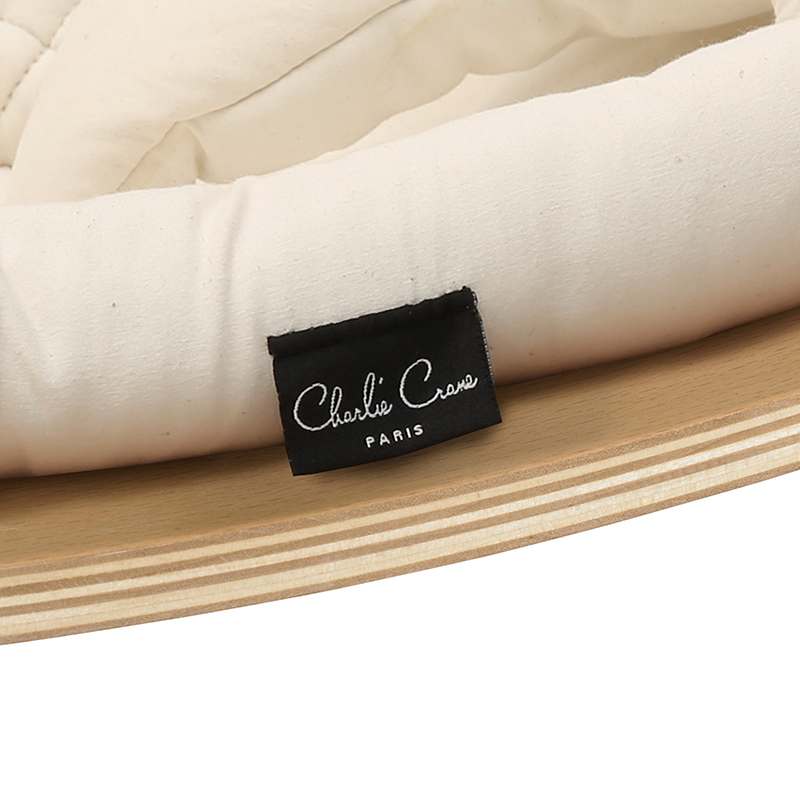 Transat en bois de hêtre LEVO Organic White Charlie Crane Marque