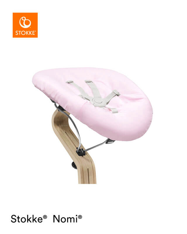 Transat Newborn Set chaise haute Nomi Stokke rose