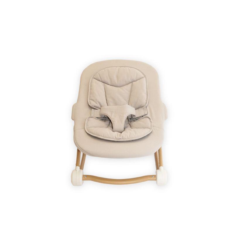 Transat pour Chaise Haute Grow With Me Pure White BO JUNGLE de face