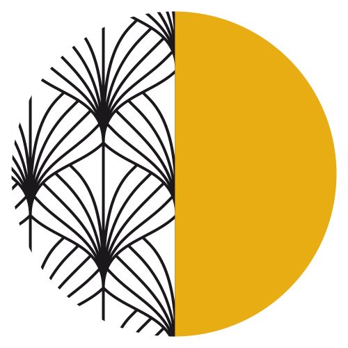 Transat Up and Down IV Yellow Palm Tree Béaba Picto