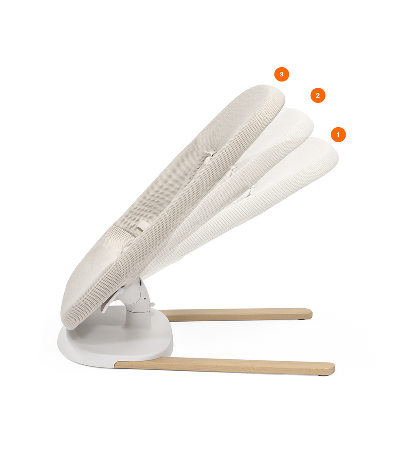 Transat Yoga Light Sand Stokke inclinaisons position haute