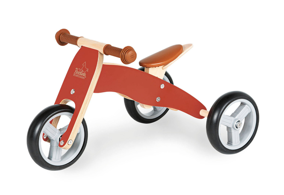 Draisienne tricycle 4 en 1 bois massif Charlie