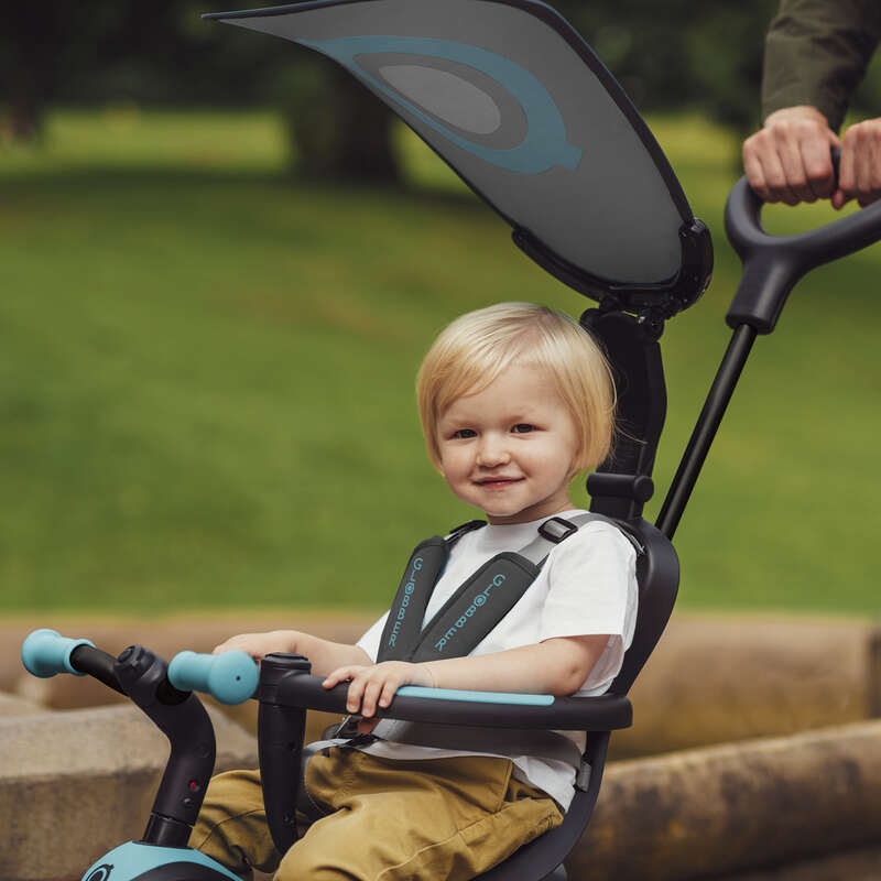 Tricycle évolutif explorer 4-en-1 Teal Turquoise Globber contexte