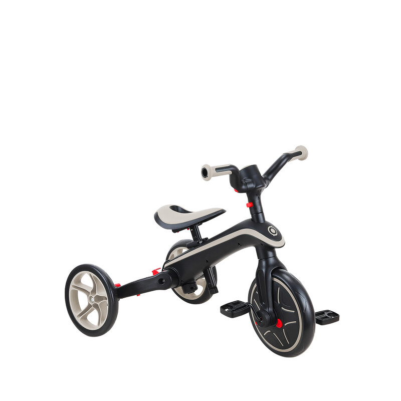 Tricycle évolutif et pliable explorer 4-en-1 Taupe Globber draisienne