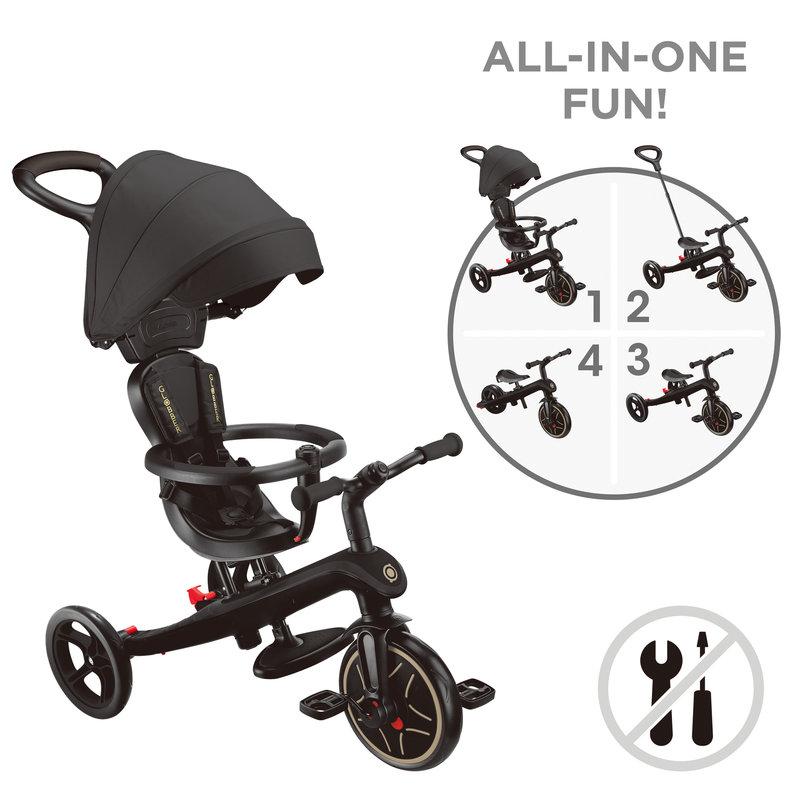 Tricycle évolutif Trike Explorer V3 4 in 1 GLOBBER toutes transformations