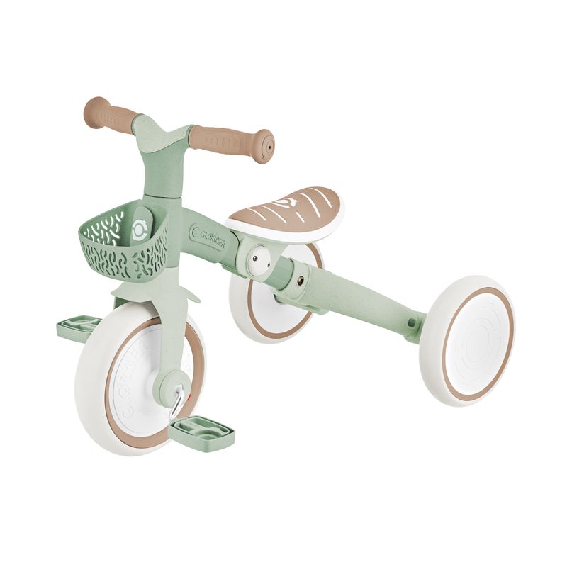 Tricycle Learning Trike Plus 3 in 1 évolutif Eco-Logic Sauge Globber étape 2