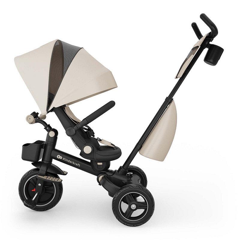 Tricycle Spinstep 2 Plus Beige KINDERKRAFT face parent 2