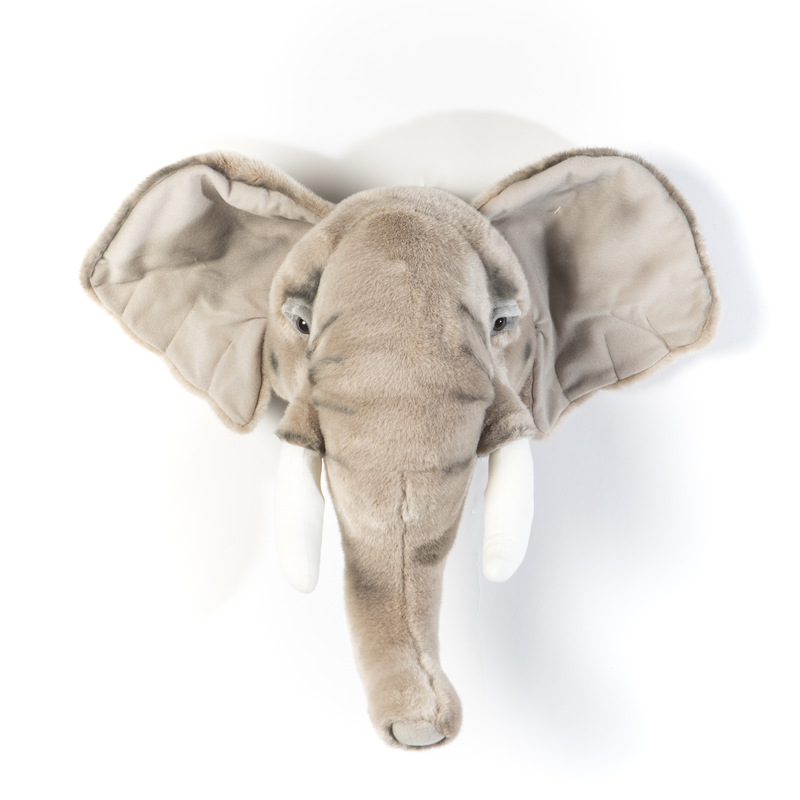 Trophée Peluche Eléphant George WILD AND SOFT face
