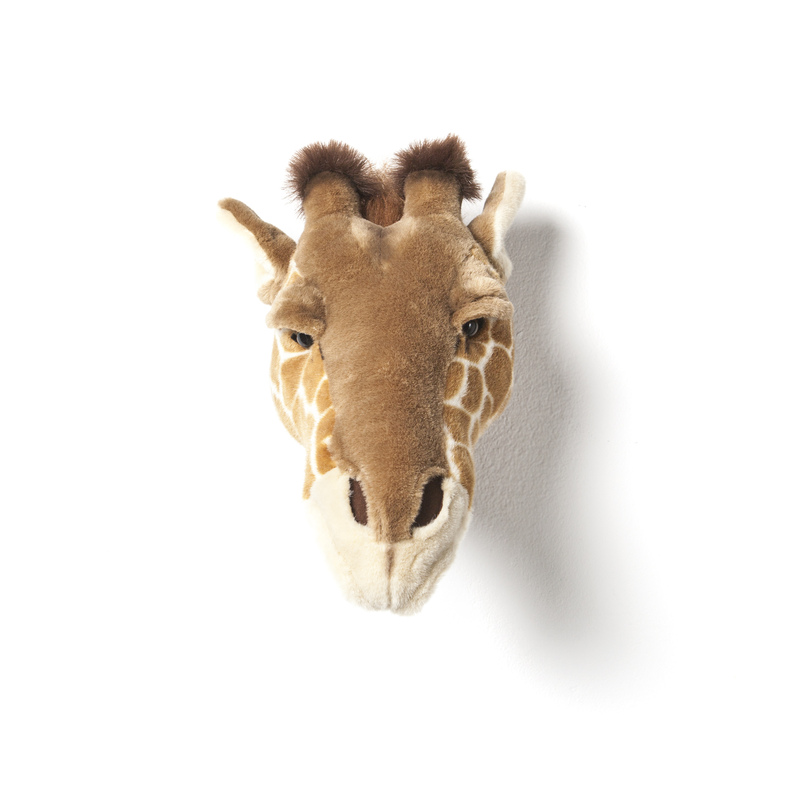 Trophée Peluche Girafe Ruby WILD AND SOFT face