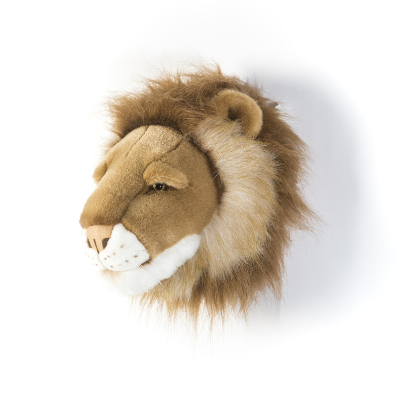 Trophée Peluche Lion Cesar WILD AND SOFT cote droit