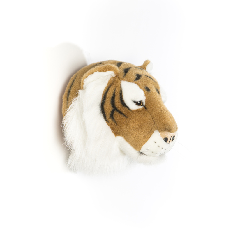 Trophée Peluche Tigre Felix WILD AND SOFT cote gauche