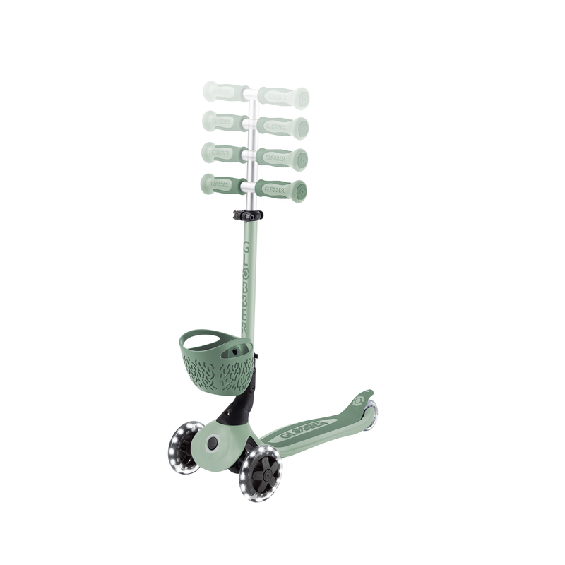 Trottinette évolutive GO UP Baby 360 Flash lights Globber trottinette avec guidon réglable