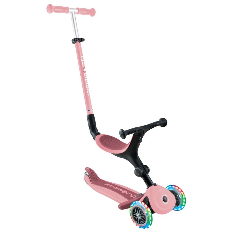 Trottinette évolutive pliable Go Up Active Plus Lights pastel pink Globber produit