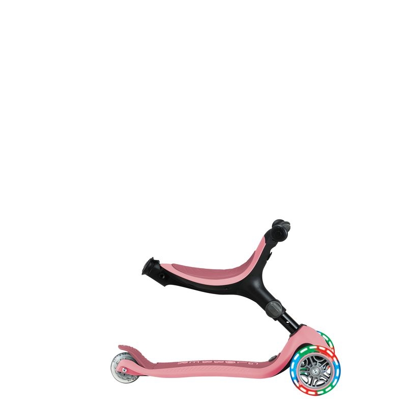 Trottinette évolutive pliable Go Up Active Plus Lights pastel pink Globber draisienne