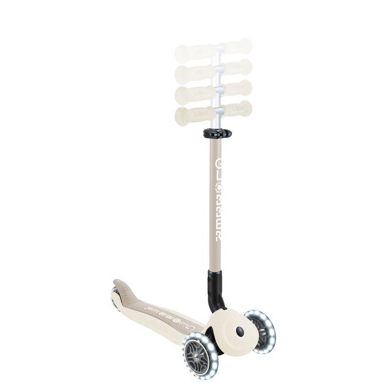 Trottinette Go Up Active Lights Eco Coconut GLOBBER guidon réglable