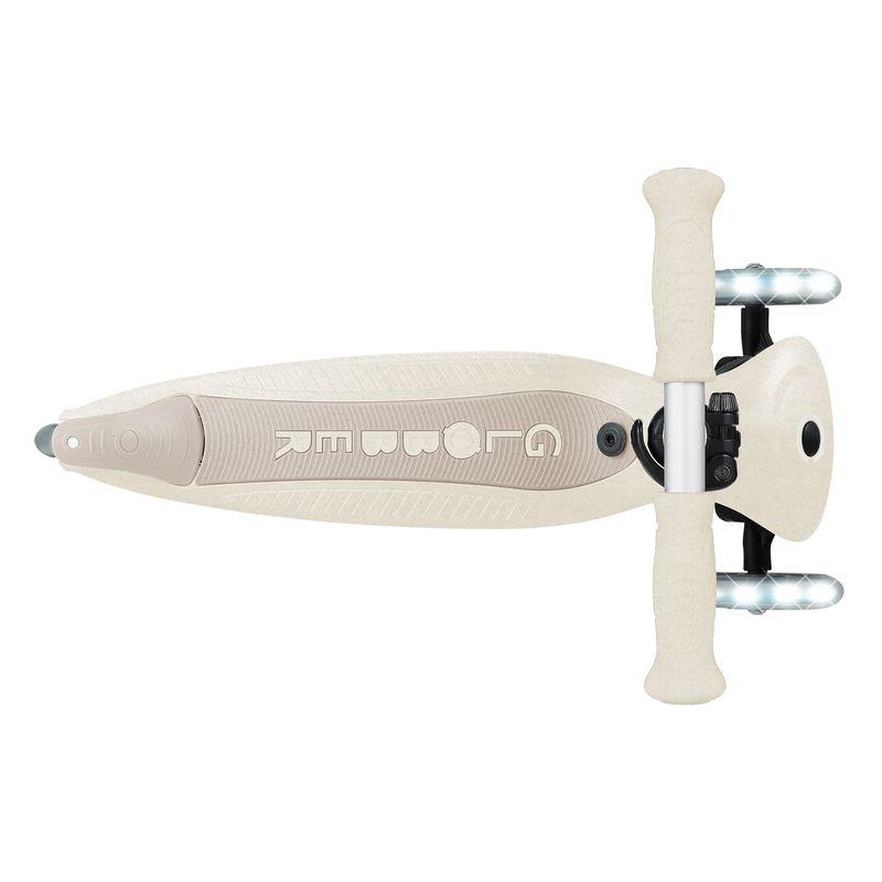 Trottinette Go Up Active Lights Eco Coconut GLOBBER vue du dessus