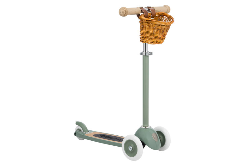 Trottinette Scooter 3 roues rose Banwood vert forêt 