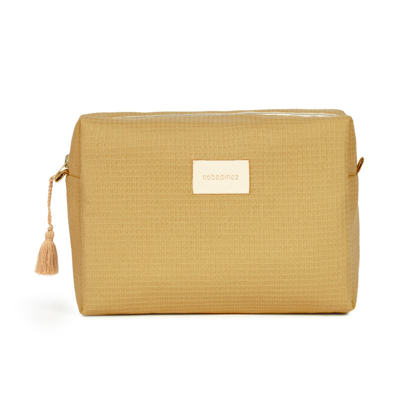 Trousse de toilette Diva Opera Camel Nobodinoz face