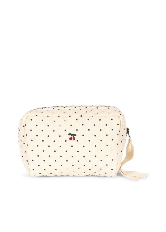 Trousse De Toilette Motif Imprimée Petit Format À Pois Konges Slojd produit de face