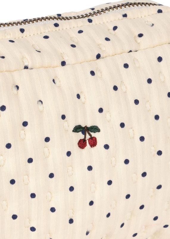 Trousse De Toilette Motif Imprimée Petit Format À Pois Konges Slojd zoom