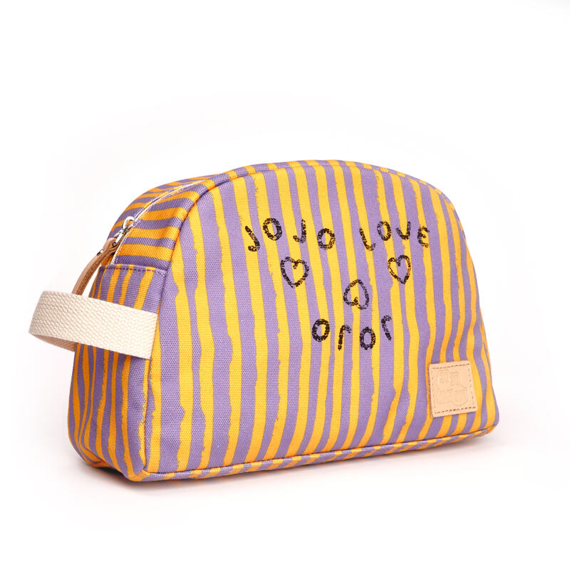 Trousse de toilette Rayures JOJO FACTORY cote